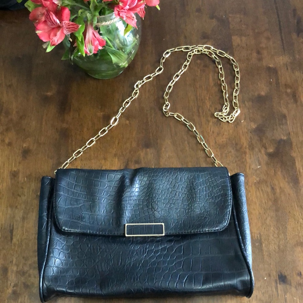 Black clutch style purse